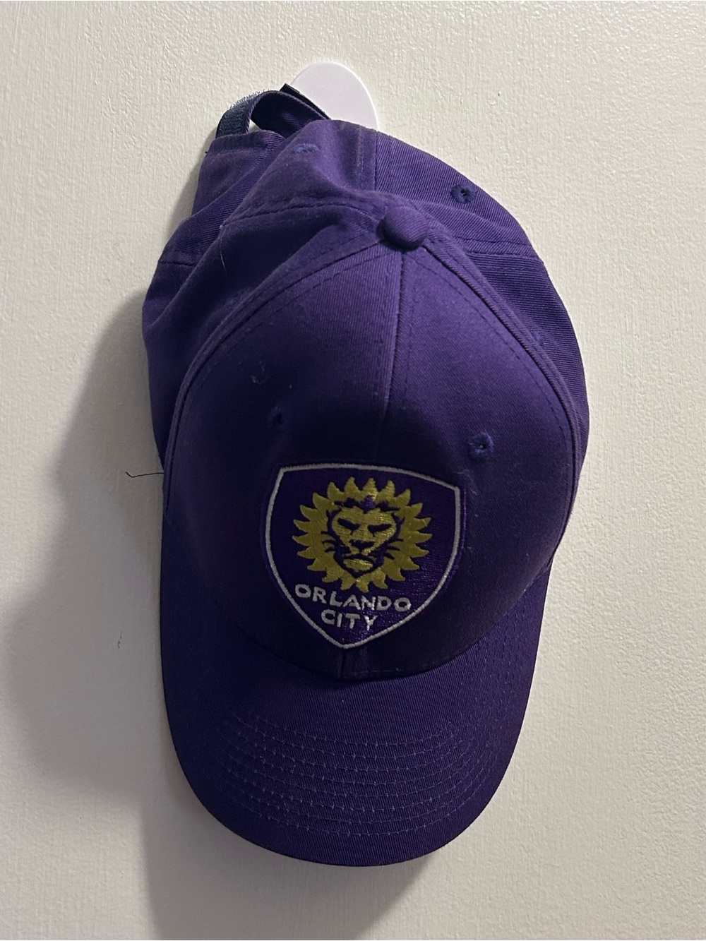 Officially licensed MLS Orlando City hat.